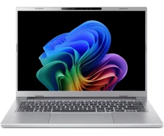 Nešiojamas kompiuteris Acer Aspire 14 AI 512GB SSD, Sidabrinis (A14-61M-R5VQ) (NX.JL1EC.007)