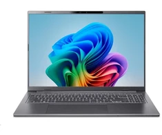 Nešiojamas kompiuteris ACER NTB Aspire 16 AI (A16-52M-77TH), Ultra 7 256V, 16" WUXGA, 16 GB, 1 TB SSD, Intel Arc, W11H, pilkas