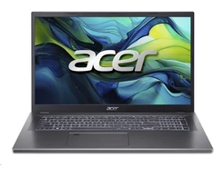 Nešiojamas kompiuteris ACER NTB Aspire 17 (A17-51M-98D3), Core 9 270H, 17.3" FHD, 32GB, 1TB SSD, Intel Graphics, W11H, pilkas