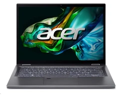 Nešiojamas kompiuteris ACER NTB Aspire Spin 14 (ASP14-52MTN-74W7), Core Ultra 7 155U, 14" WUXGA, 16GB, 512GB SSD, Intel Graphics, W11H, pilkas
