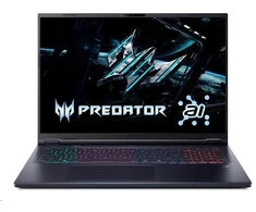 Nešiojamas kompiuteris ACER NTB Predator Helios Neo 18 AI (PHN18-72-92BJ), Ultra 9 275HX, 18" WQXGA, 64 GB, 1 TB SSD, RTX 5070 Ti, Linux, Juodas