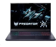 Nešiojamas kompiuteris ACER NTB Predator Helios Neo 18 AI (PHN18-72-97RV), Ultra 9 275HX, 18" WQXGA, 32 GB, 1 TB SSD, RTX 5060, Linux, juodas