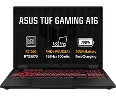 Nešiojamas kompiuteris ASUS TUF Gaming A16 pilka