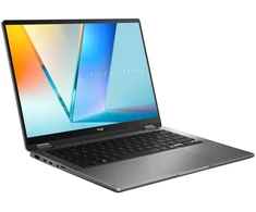 Nešiojamas kompiuteris ASUS NTB Vivobook 14 Flip (TP3407SA-OLED548WZ), Ultra 5 226V, 14" 1920 x 1200, 16GB, 512GB SSD, IntelArc, W11 Home, Gray