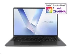 Nešiojamas kompiuteris ASUS NTB Vivobook 16 (M1605NAQ-OLED135W), R5 150, 16" 1920x1200 OLED, 16GB, 1TB SSD, Radeon, W11 Home, Indie Juodas