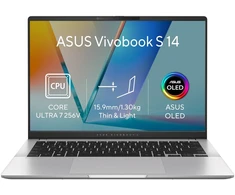 Nešiojamas kompiuteris ASUS Vivobook S14 S5406SAL-OLED329WZ Cool Sidabrinis (without power adapter)