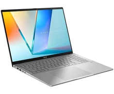 Nešiojamas kompiuteris ASUS NTB Vivobook S16 (S3607QA-OLED111WZ), Snap X X1 26 100, 16" 1920 x 1200, 32GB, 512GB SSD, Adreno, W11 Home, Sidabrinis