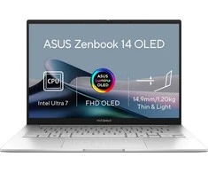 Nešiojamas kompiuteris ASUS Zenbook 14 OLED UX3405CA-OLED570W Foggy Sidabrinis all-metal