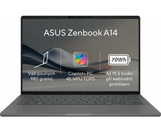 Nešiojamas kompiuteris ASUS Zenbook A14 OLED UX3407QA-OLED267W Islandijos pilka
