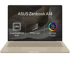Nešiojamas kompiuteris ASUS Zenbook A14 UX3407NA zlatá