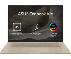 Nešiojamas kompiuteris ASUS Zenbook A16 hnědá