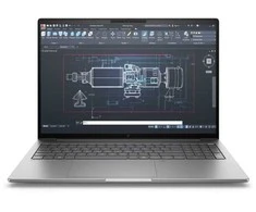 Nešiojamas kompiuteris Hewlett Packard (HP) HP NTB ZBook 8 16 G1i Intel Core U7 255H, UMA, 1×16GB DDR5,1TB,WUXGA 400,Wi-Fi 7+BT, FPS,Win11Pro,3-y ons