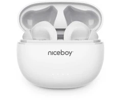 Ausinės Niceboy HIVE Pins 3 ANC bílá