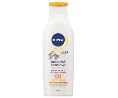 Nivea Vaikų losjonas nuo saulės SPF 50+ Sun Kids (Pure - jautrus losjonas nuo saulės) 200 ml