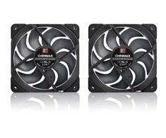 Noctua NF-A12x25 G2 PWM Sx2-PP chromax.juodas