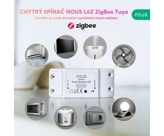 Išmanusis ZigBee jungiklis L6Z, 1 kanalo, 230V 2200W, TUYA / Smart Life, NOUS