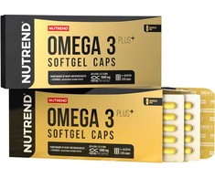 Nutrend Omega 3 Plus 120 Minkštų Kapsulių