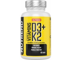 Nutrend Vitaminas D3 + K2 4000 IU 90 Kapsulių