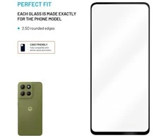 Fixed Grūdintas stiklas ochronne FIXED Full-Cover dla Motorola Moto G15/Power, juoda
