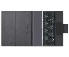 Onyx Boox Note Max / Tab X C magnetinis dėklas su klaviatūra, rudas
