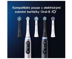BRAUN iO RB CBF-6 Ultimate Clean Juodas 6ct antgaliai dantų šepetėliui