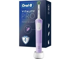 Braun Oral-B | Elektrinis dantų šepetėlis | D103 Vitality Pro | Įkraunamas | Suaugusiems | Šepetėlių skaičius galvutės įeina 1 | Number of teeth brushing modes 3 | Lilac Mist