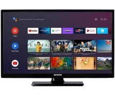 Televizorius Orava, LT-ANDR24 1224, 24", HD Ready 1366x768, 50/60 Hz, juoda, Android TV