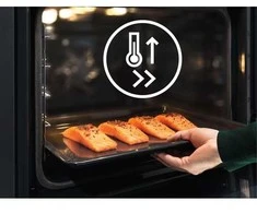 Juodos spalvos garinė orkaitė Electrolux EOB8S39H