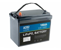 AVACOM A2D2 LiFePO4 akumuliatorius 12.8V 100Ah M8 (75Ah talpos)