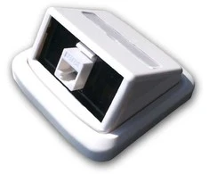 DATACOM ABB Tango Data socket UTP CAT5E 1xRJ45 WHkey baltas