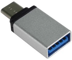„PremiumCord“ PREMIUMCORD adapteris USB 3.1 C / kištukas – USB 3.0 A / moteriškas, sidabrinis, OTG