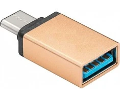 PremiumCord PREMIUMCORD Adaptér USB 3.1 C/male - USB 3.0 A/female, zlatý, OTG