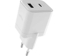 "Allity" sieninis įkroviklis GaN PD QC ATC-01-20WC 1x USB-C 20W baltas