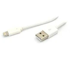 iPhone 5 duomenų kabelis Baltas OEM (masinis)