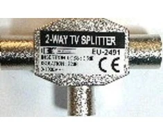 PremiumCord TV antenos kombaineris-jungtis IEC 75 Ohm 1xF-2xM