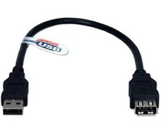 USB kabelis PremiumCord USB-A - USB-A 2 m Juodas (kupaa2Bk)