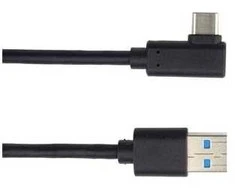 USB kabelis PremiumCord USB-A - USB-C 2 m Juodas