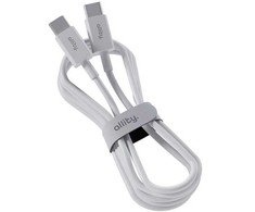 Allity Sp. z o.o. „Allity“ kabelis AUC-03 USB-C - USB-C 1,0 m 100W baltas