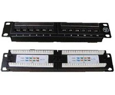 DATACOM PATCH PANEL 10" 12p. UTP cat.5e 1U