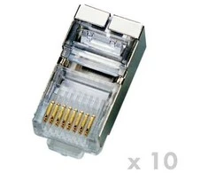 DATACOM Plug STP CAT5E 8p8c- RJ45 cable (10pcs)