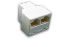 DATACOM UTP CAT5E 3xRJ45 splitter (8p8c-1F/2F)