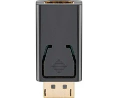 Adapteris AV PremiumCord adaptér DisplayPort - HDMI, FULL HD 1080p Male/Female, pozlacené konektory