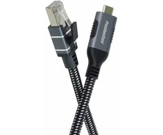 PremiumCord PremiumCord Ethernet kabelis USB-C ir LAN RJ45 10/100/1000, 2m