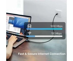 PremiumCord PremiumCord Ethernet kabelis USB-C ir LAN RJ45 10/100/1000, 2m