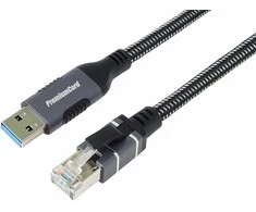 PremiumCord Ethernet kabelis USB3.2 -> LAN RJ45 10/100/1000 MBIT ilgis 2m