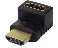 PremiumCord HDMI M/F Adapteris 90° Right Angled - Reverse