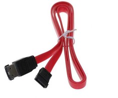 „PremiumCord“ 0,5 m SATA 1,5/3,0 GBit/s duomenų kabelis, raudonas