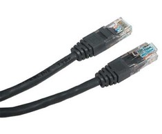 DATACOM DUOMENŲ KOMPAKTINIS KABELIS Komutacinis kabelis UTP CAT6 3m juodas