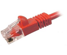 DATACOM DUOMENŲ KOMPAKTINIS KABELIS Komutacinis kabelis UTP CAT6 3m raudonas
