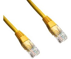 DATACOM PATCH CABLE Pajungimo kabelis UTP CAT6 0,5m geltonas